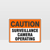 Custom Gate Signs,Caution Surveillance Camera Operating Sign